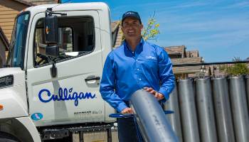 culligan water delivery man